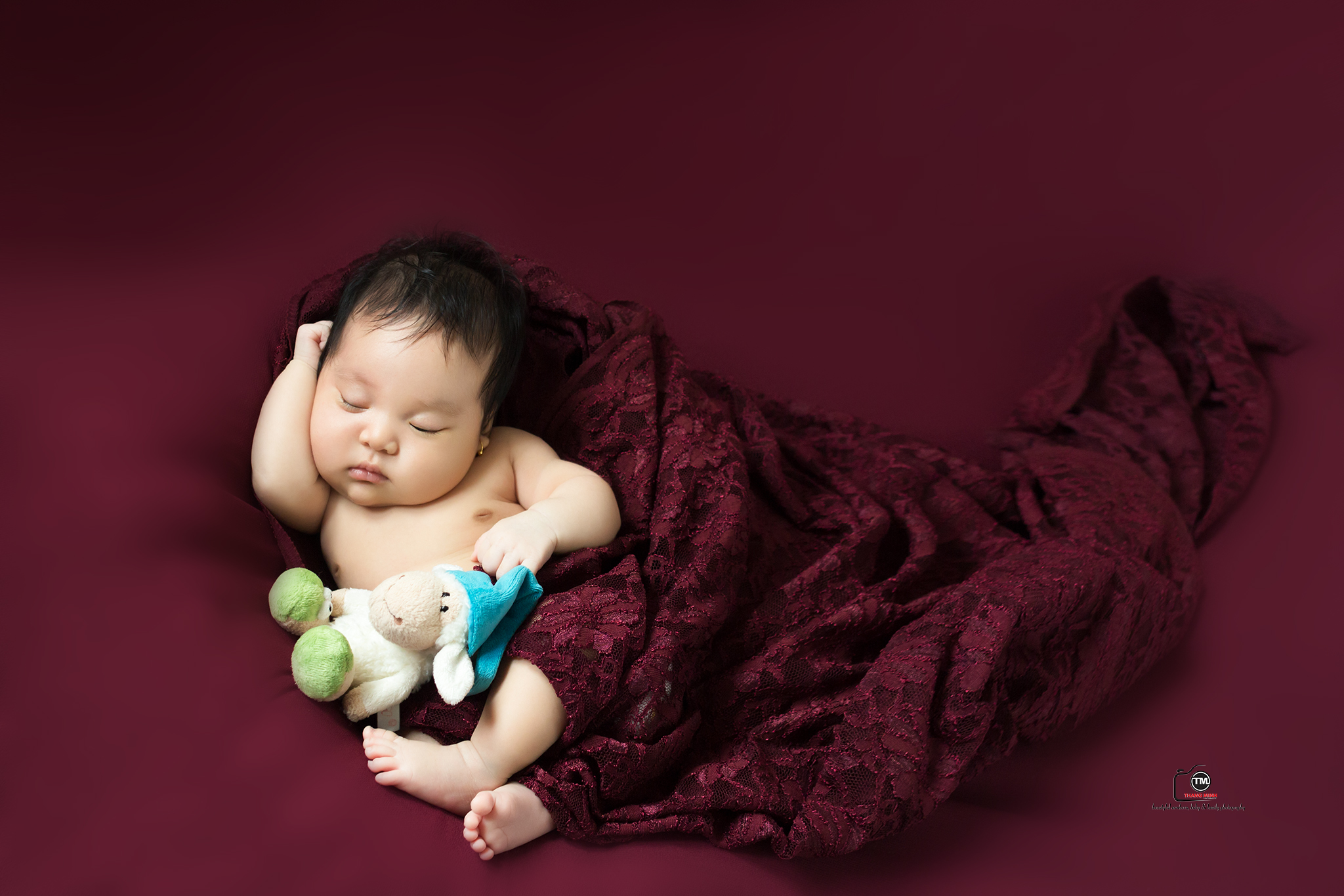 Chụp hình bé sơ sinh Thắng Minh